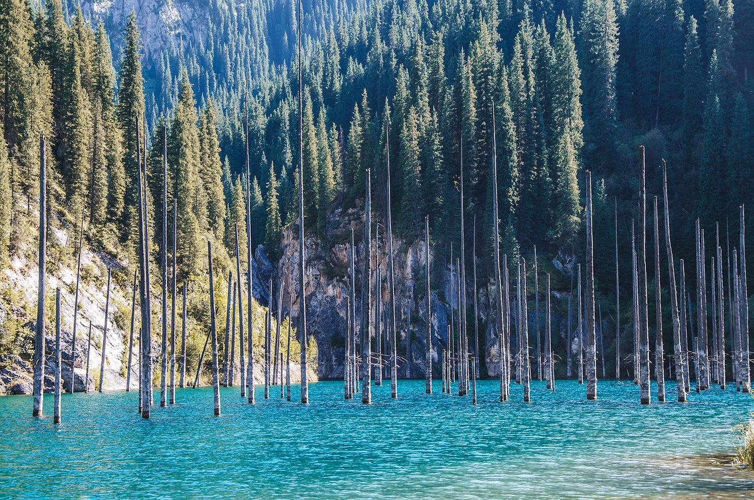 <span style="font-weight: bold;">Eintägige Tour zu den Seen Kolsai und Kaindy, Charyn Canyon</span><br>